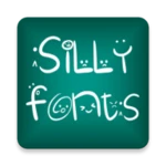 silly free font theme android application logo